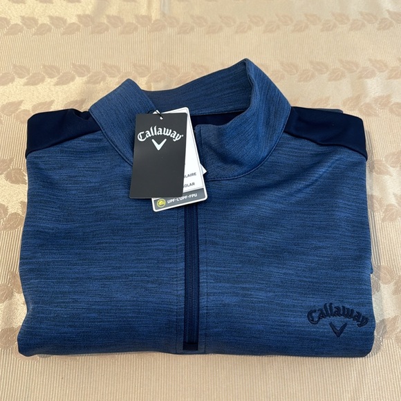 Callaway Golf SMU Tech Fleece Quarter-Zip Pullover. - Picture 15 of 15